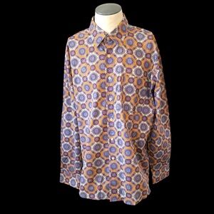 ALAN FLUSSER WEARABLE
ART LONG SLEEVE PRINT
SHIRT SIZE XL